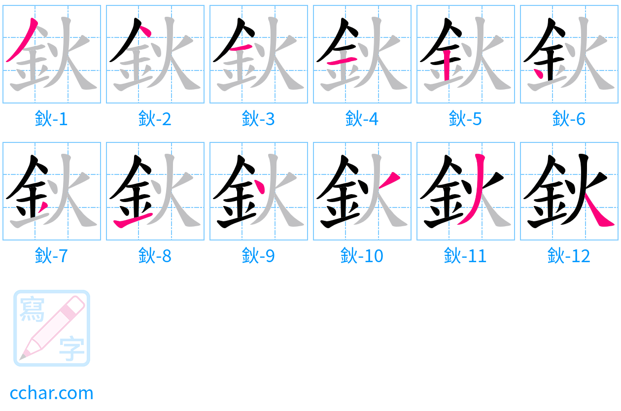 鈥 stroke order step-by-step diagram